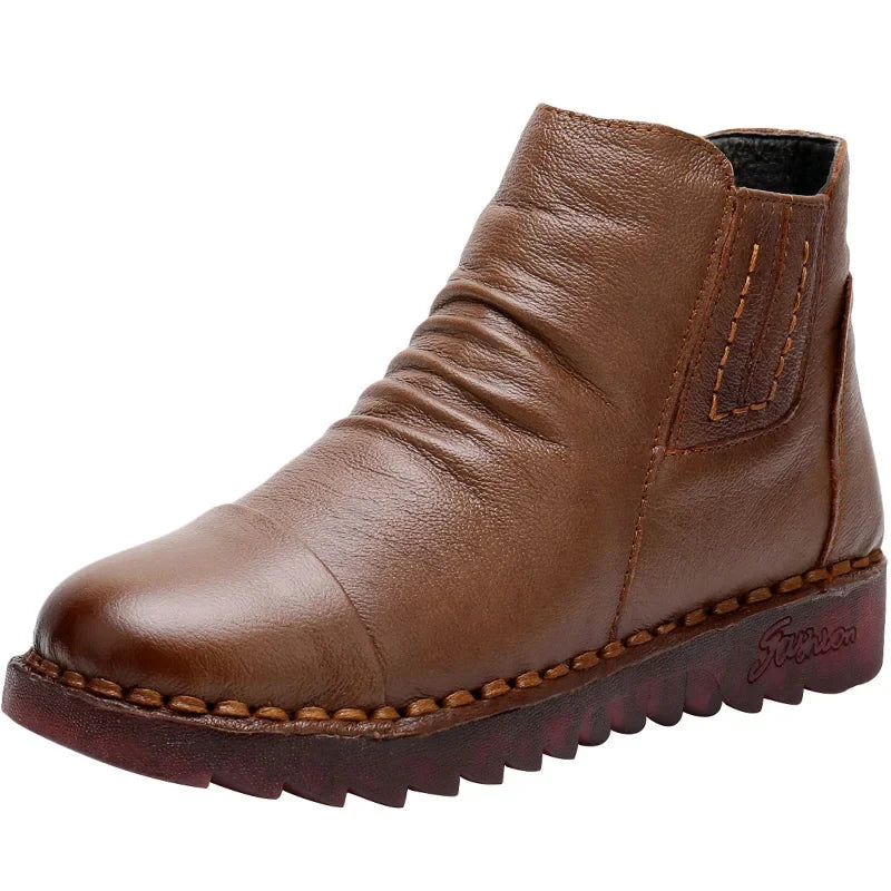Stay Warm and Stylish Winter Women's Ankle Boots