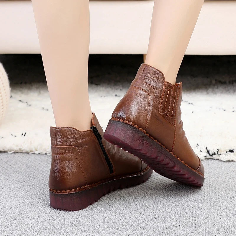 Stay Warm and Stylish Winter Women's Ankle Boots