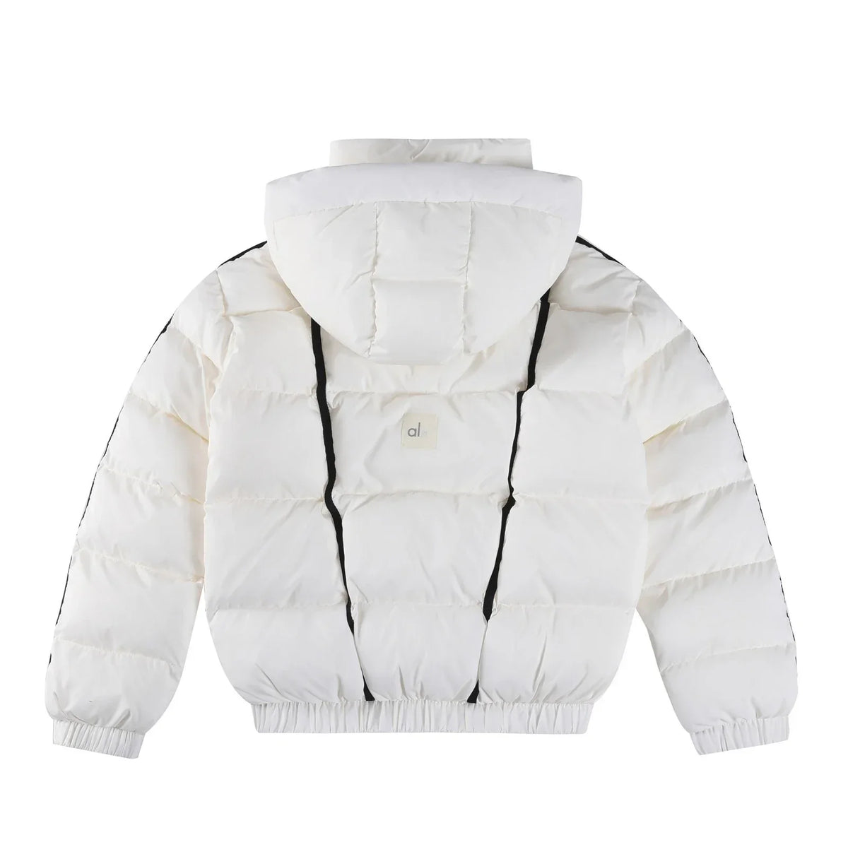 White Winter Jacket for Women – Hooded Thick Warm Padded Coat