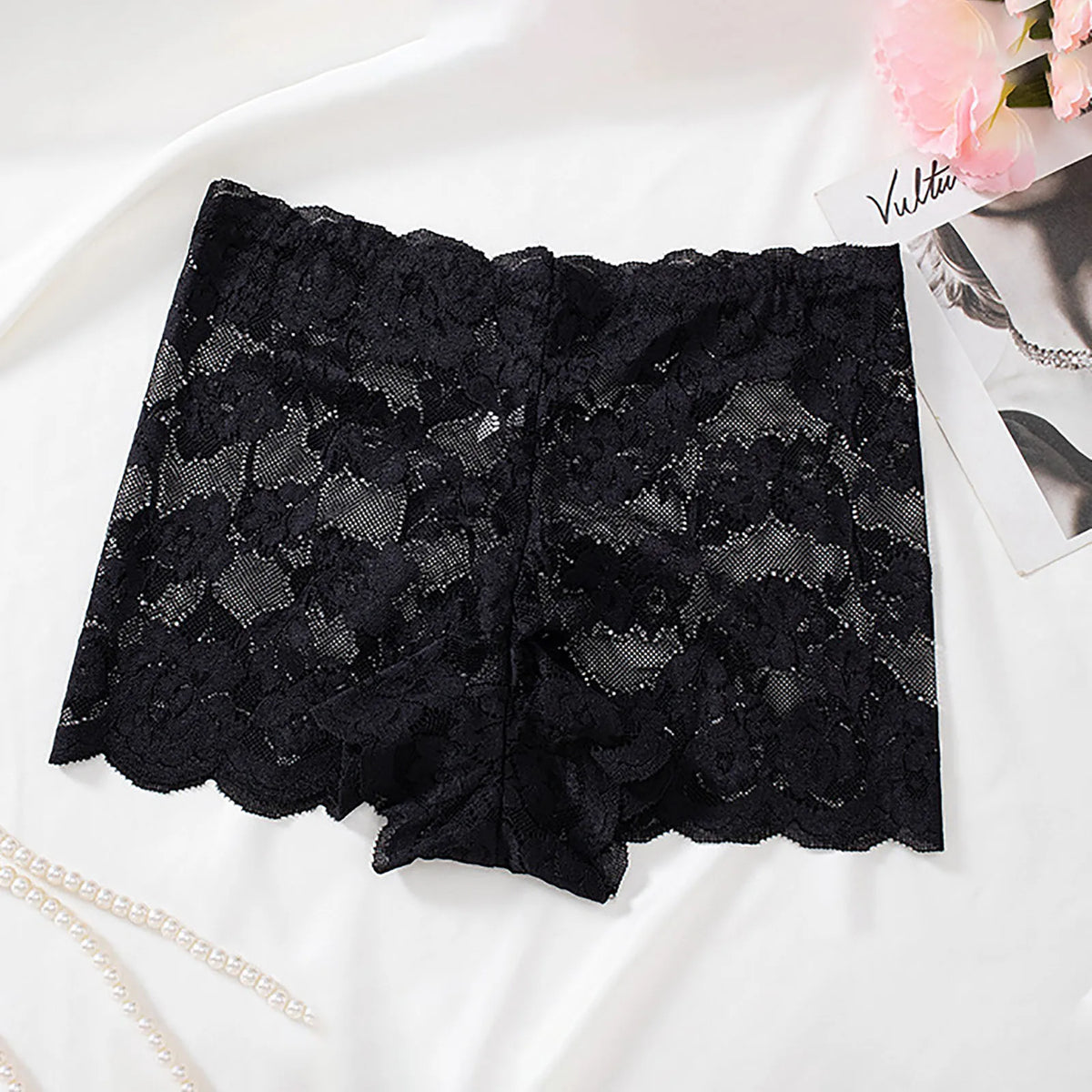 2026 Women Lace Flat Corner Underwear Womens Sexy Knickers Shorts Laces Patchwork Seductive Panties LenceríAs De Mujer 여성 극단적속옷