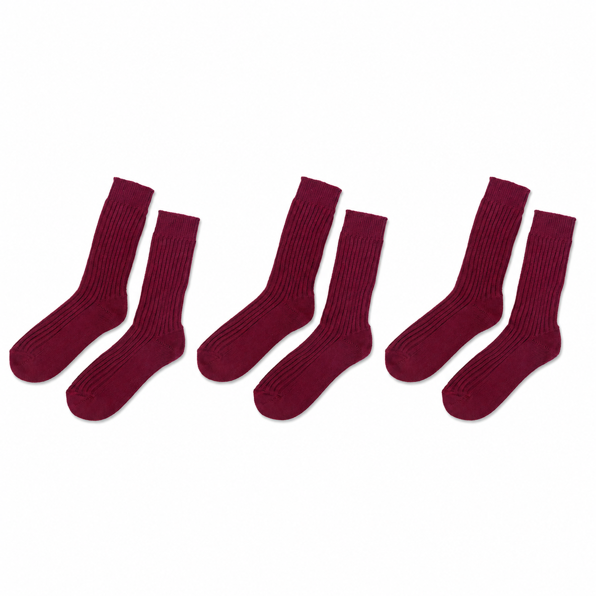 tittimitti® Women’s 100% Organic Cotton Boot Socks 3-Pack – Thick Warm Winter Socks Made in Italy