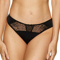 Gorteks Pamela Black Semi Sheer Bikini Panty
